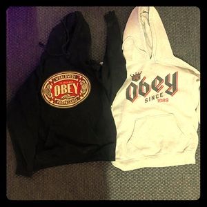 2 for $30 OBEY hoodies